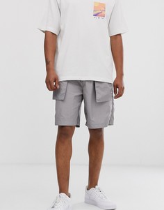 Серые шорты карго ASOS WHITE - Серый