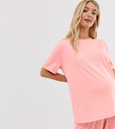 Трикотажная пижамная футболка ASOS DESIGN Maternity - Красный