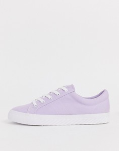 Сиреневые кроссовки на шнуровке ASOS DESIGN Decency - Фиолетовый