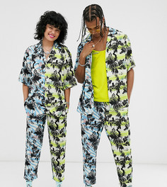 Суженные книзу брюки от комплекта с принтом Disney The Lion King x ASOS DESIGN unisex