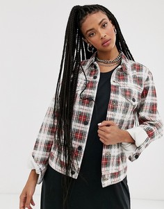 Куртка в клетку Cheap Monday Legit - Коричневый