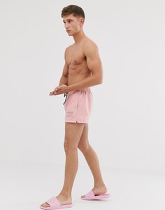 Светло-розовые шорты для плавания Superdry Sorrento