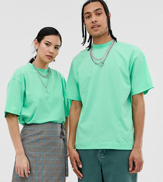 Зеленая футболка COLLUSION Unisex - Зеленый