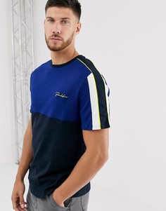Темно-синяя футболка River Island - Темно-синий
