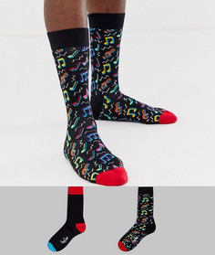 2 пары носков с принтом Happy Socks - Мульти