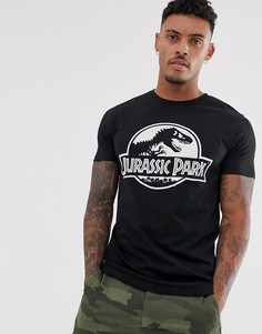 Футболка с принтом Jurassic Park ASOS DESIGN - Черный