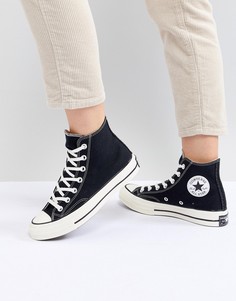 Черные высокие кеды Converse Chuck 70