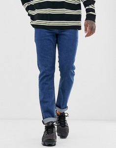 Выбеленные синие узкие джинсы ASOS DESIGN - Синий