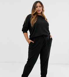 Комбинируемые мягкие джоггеры для дома ASOS DESIGN Curve - Черный