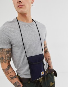 Темно-синяя сумка на шею из водонепроницаемой ткани Carhartt WIP Collins