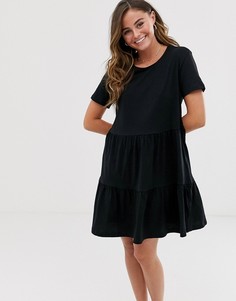 Черное свободное платье мини New Look - Черный