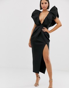 Премиум-платье макси ASOS DESIGN - Черный