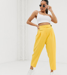 Ярко-желтые брюки ASOS DESIGN Petite - Желтый