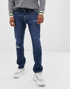 Темные джинсы Tommy Jeans Scanton - Синий