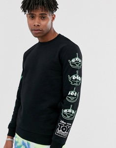 Свитшот с принтом ASOS DESIGN sweatshirt Toy Story - Черный
