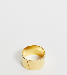 Регулируемое позолоченное кольцо бойфренда Astrid & Miyu - Золотой