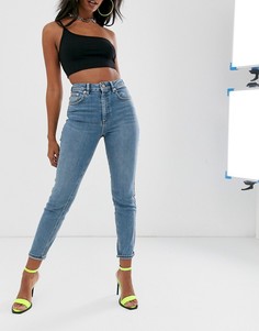 Рваные узкие джинсы в винтажном стиле ASOS DESIGN Farleigh - Синий