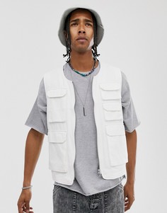 Светло-бежевый жилет в стиле милитари ASOS DESIGN - Бежевый