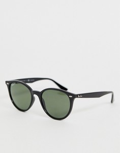 Круглые солнцезащитные очки с поляризованными стеклами Ray-Ban 0RB4305 - Черный