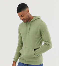 Худи цвета хаки ASOS DESIGN Tall - Зеленый