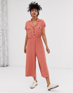 Комбинезон-рубашка на пуговицах с короткими рукавами ASOS DESIGN - Мульти