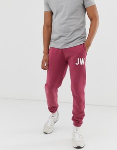 Бордовые джоггеры с логотипом Jack Wills Goldborne - Красный