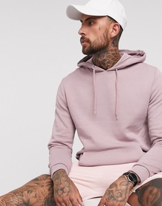 Худи пыльно-фиолетового цвета ASOS DESIGN - Фиолетовый
