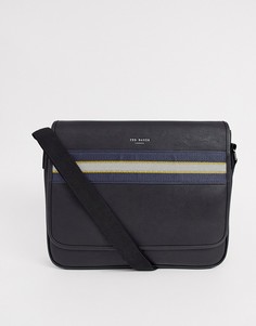 Черная сумка почтальона Ted Baker Tabec - Черный