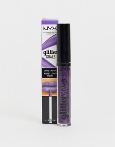 Жидкая губная помада с блестками NYX Professional Makeup Amethyst Vibes