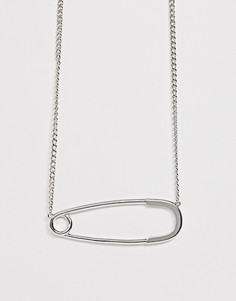 Ожерелье ASOS DESIGN - Серебряный