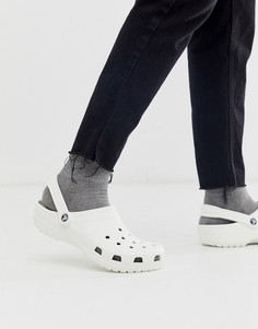 Белая классическая обувь Crocs - Белый