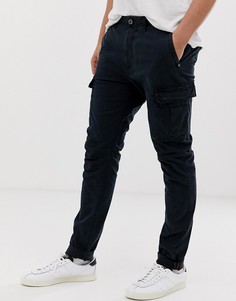 Черные узкие брюки-карго Superdry Surplus - Черный