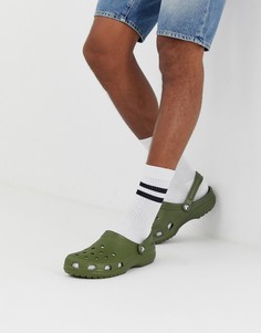 Классическая обувь хаки Crocs - Зеленый