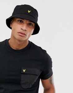 Черная панама с логотипом Lyle & Scott - Черный