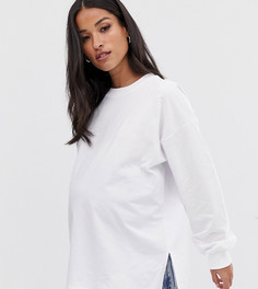 Белый легкий oversize-свитшот ASOS DESIGN Maternity - Белый