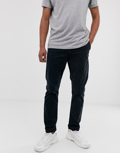 Темно-синие чиносы слим Superdry - Темно-синий