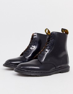 Черные ботинки с 8 парами люверсов Dr Martens Winchester - Черный