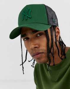 Зеленая кепка New Era NY