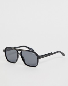 Черные солнцезащитные очки-авиаторы Quay Australia Nemesis - Черный