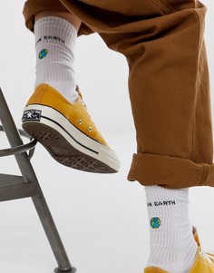 Спортивные носки с вышивкой ASOS DESIGN - Белый