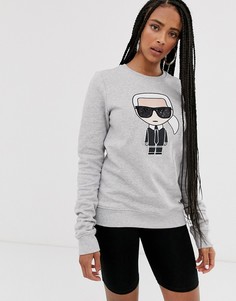 Свитшот Karl Lagerfeld karl ikonik - Серый