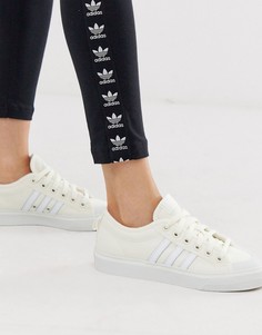 Бежевые кроссовки adidas Originals Nizza - Белый