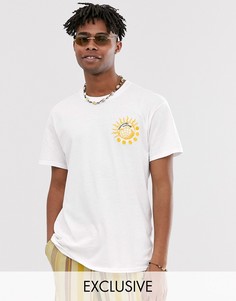 Футболка с вышивкой Reclaimed Vintage - Белый