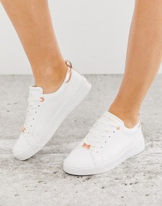 Белые кожаные кроссовки Ted Baker Gielli - Белый