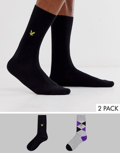 2 пары носков Lyle & Scott - Мульти