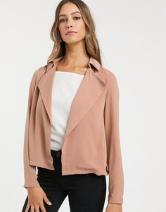 Блейзер с каскадной драпировкой Vero Moda - Зеленый