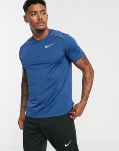 Синяя футболка Nike Running Dry Miler