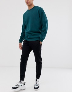 Черные джоггеры в стиле чиносов Bershka - Черный