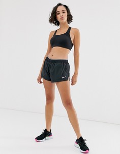Черные шорты длиной 3 дюймов Nike Running - Черный