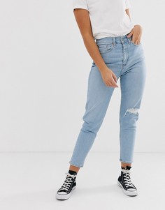 Джинсы в винтажном стиле с рваными коленями Levis - Синий Levis®